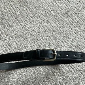 Black Leather Belt